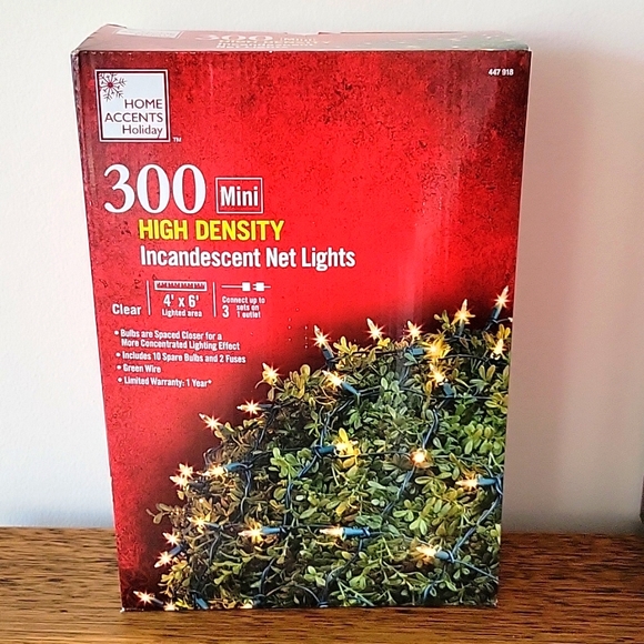 Home Accents Holiday Holiday 30 Mini High Density Incandescent Net